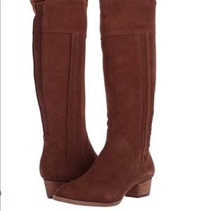 🆕‎ Blondo Women's Brown Nestle Knee High Suede Waterproof Boots Size 10